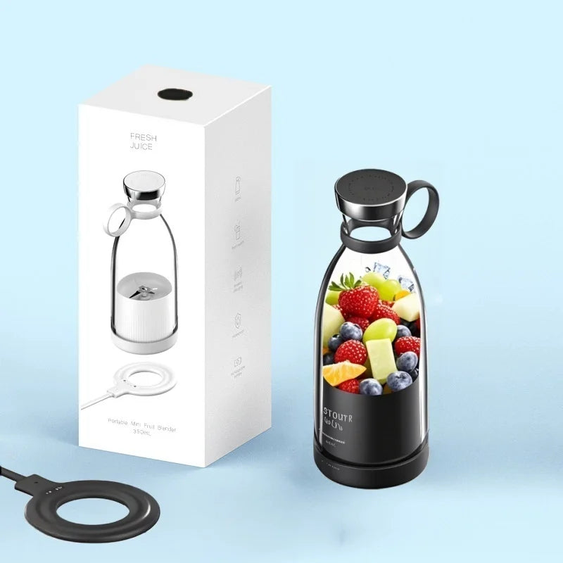 Electric Portable Mini Blender Bottle – Blend Fruits & Smoothies Anywhere