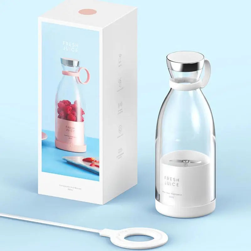 Electric Portable Mini Blender Bottle – Blend Fruits & Smoothies Anywhere
