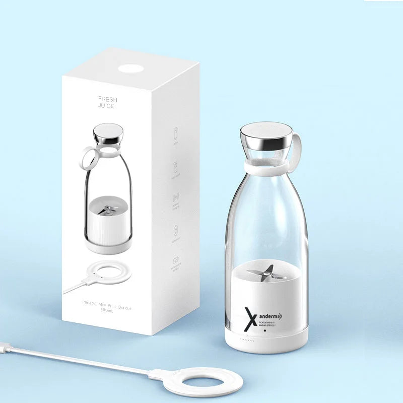 Electric Portable Mini Blender Bottle – Blend Fruits & Smoothies Anywhere